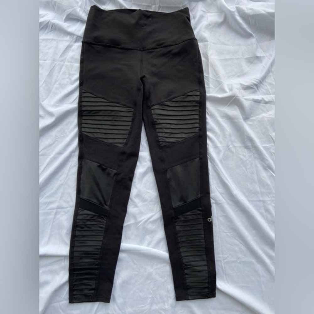 Alo Yoga Moto leggings, black, sz s
